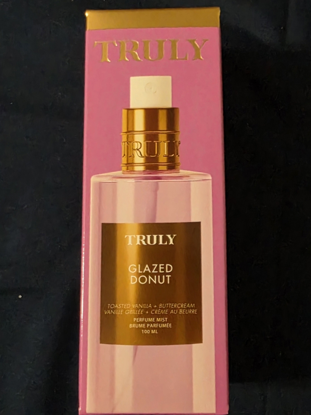 TRULY Glazed Donut Perfume Mist – 3.3oz New In Box *Sweet Gourmand Scent*